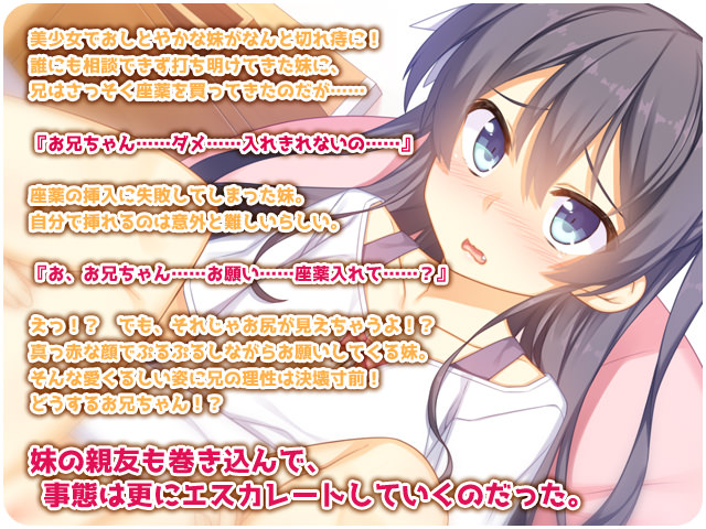 痔になった妹をテーマにしたエロゲ